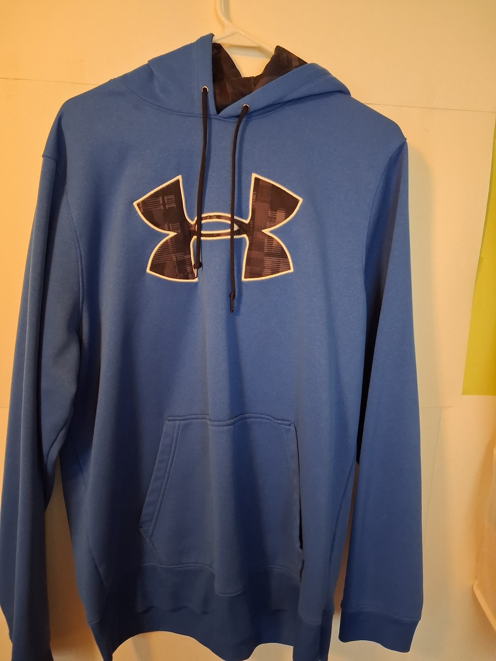 Under Armour Blue Pullover Hoodie with Logo